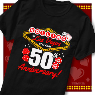 Rolling In Las Vegas 50ste Verjaardagsreis Voor Ko T-shirt