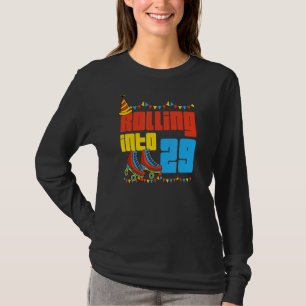 Rolling naar 29 Roller Schaats 29th Birthday Party T-shirt