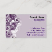Rolling Paarse Visitekaartje (Achterkant)