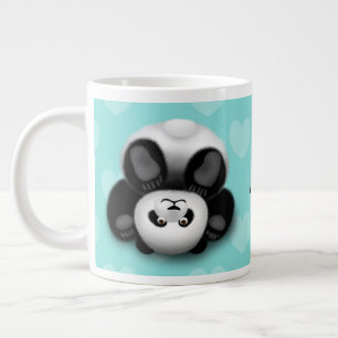 Rolling Panda Giant Coffee Mok