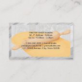 Rolling Pin en Dough | Culinaire kunst Visitekaartje (Achterkant)