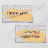 Rolling Pin en Dough | Culinaire kunst Visitekaartje (Voorkant / Achterkant)