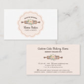 Rolling Pin Rustic Bakery Visitekaartje (Voorkant / Achterkant)