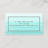 Rolling Pin Whisk Stripe Ombre Bakery Visitekaartje (Achterkant)