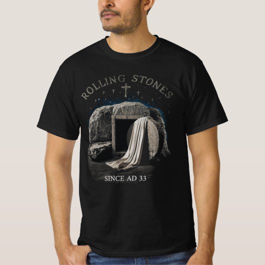 Rolling Stones Since AD 33 Resurrection Tomb T-shirt (Voorkant)