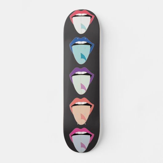 Rolling Stones SurfBoard Tongue Skateboard (Voorkant)