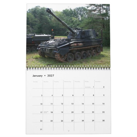 Rolling Thunder 2012 Kalender (Jan 2027)