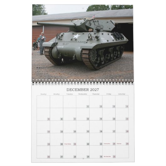 Rolling Thunder 2017 tankkalender Kalender (Dec 2027)