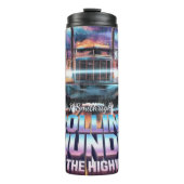 Rolling Thunder op de snelweg Thermosbeker (Voorkant)