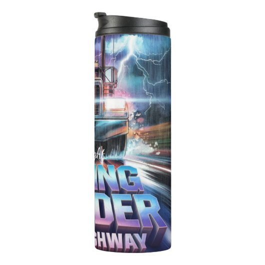 Rolling Thunder op de snelweg Thermosbeker (Geroteerd rechts)