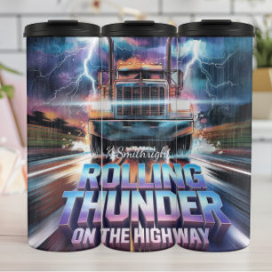Rolling Thunder op de snelweg Thermosbeker