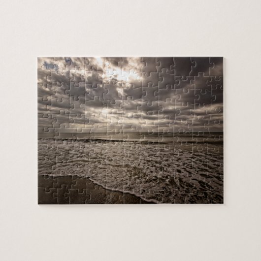 Rolling Tides op het strand - 8x10 - 110 pc Legpuzzel (Horizontaal)