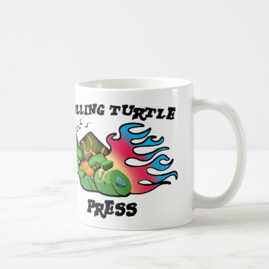 Rolling Turtle Press Mok (Rechts)