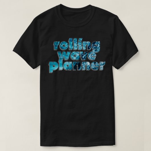 Rolling Wave Planner T-shirt (Design voorkant)