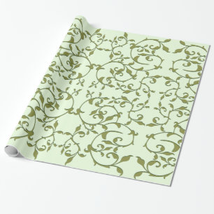 Rollover blad van olijfboom cadeaupapier