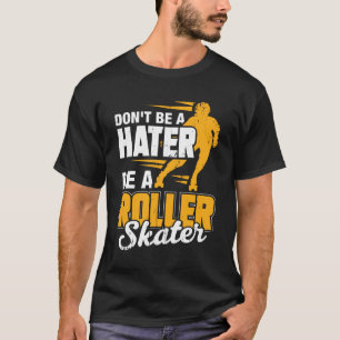 Rollschaatsen Quad Schaatsen Skater Gift T-shirt