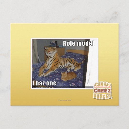 Rolmodel, ik heb er één briefkaart (Voorkant)