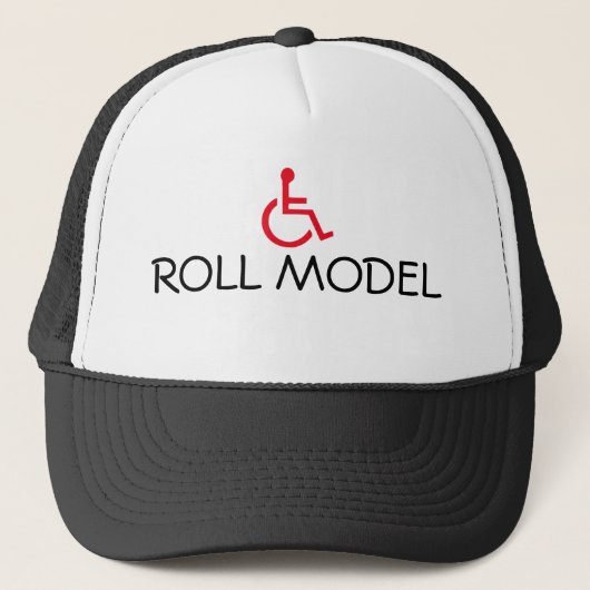 Rolmodel rolstoel Handige trucker Pet (Voorkant)