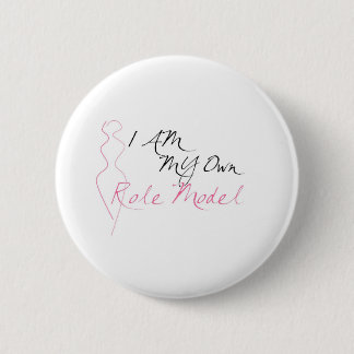 Rolmodel wit ronde button 5,7 cm