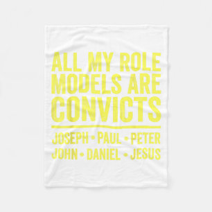 Rolmodellen zijn Gedetineerden Joseph Paul Peter J Fleece Deken