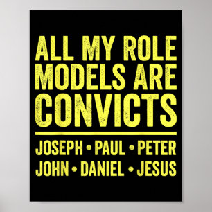 Rolmodellen zijn Gedetineerden Joseph Paul Peter J Poster