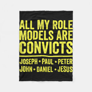 Rolmodellen zijn veroordeelden joseph paul peter j fleece deken