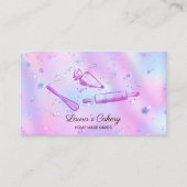 rolpen en whiskycupcake Bakkerij Iridescent Visitekaartje (Voorkant)