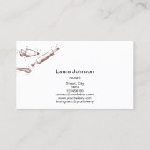 rolpin & whiskycupcake Bakkerijkoulogram Visitekaartje (Achterkant)