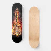 rolplank brandgitaar skateboard (Voorkant)