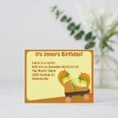 Rolschaatsen feesttijd kaart (Staand voorkant)