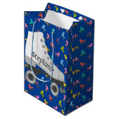 Rolschaatsen Gift Bag Medium Cadeauzakje (Voorkant Gekanteld)
