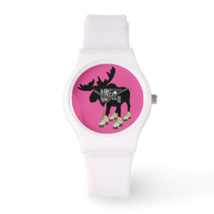 Rolschaatsen Moose Sportief wit horloge
