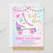 Rolschaatsen op zaterdag kaart (Voorkant)