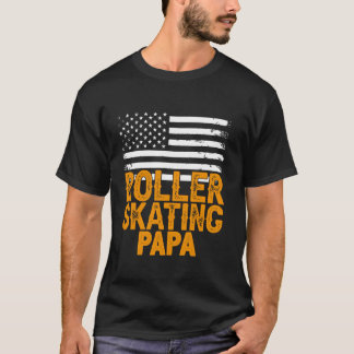 ROLSCHAATSEN PAPA Sport Papa Speler Coach USA Fl T-shirt