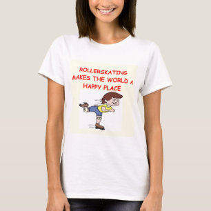 rolschaatsen t-shirt