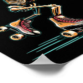 Rolschaatser Halloween Poster (Hoek)