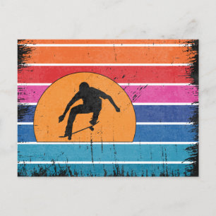 rolskateboarder briefkaart