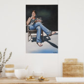 Rolsteen voor lezen poster (Keuken)