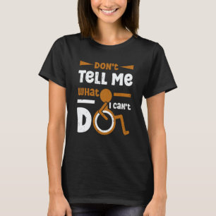 Rolstoel Been Amputatie Bewustzijn Amputatie Onder T-shirt