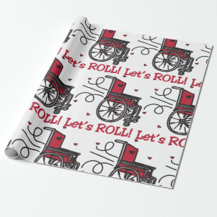 Rolstoel Cadeaupapier