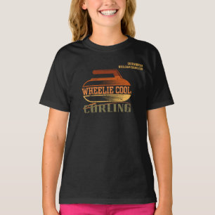 Rolstoel Curling School Club Team League Naam T-shirt