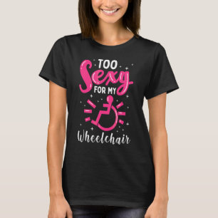 Rolstoel gehandicapt meisje been geamputeerd t-shirt
