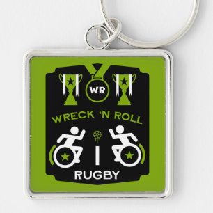 Rolstoel Murderball Sportkleding Sleutelhanger