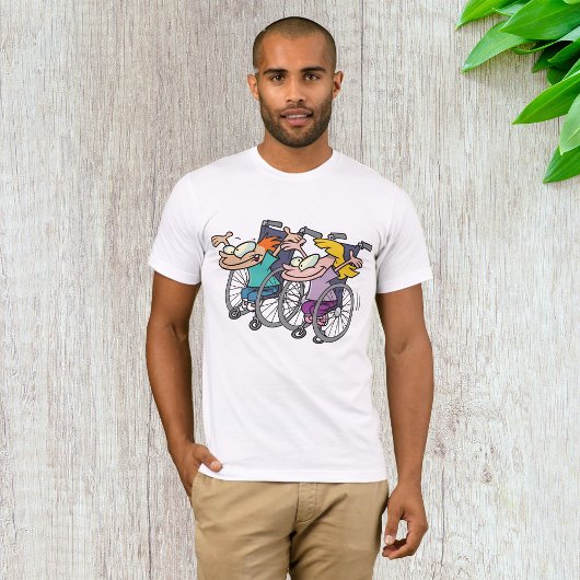 Rolstoel Race Mannen T-shirt