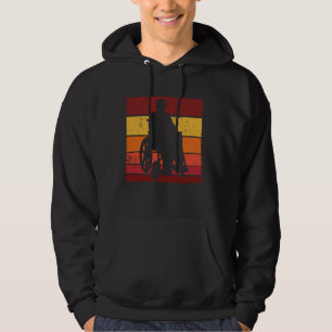 Rolstoel Retro - Rolstoel Handicap Hoodie