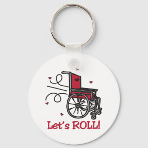 Rolstoel Sleutelhanger