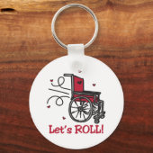 Rolstoel Sleutelhanger (Voorkant)