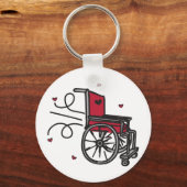Rolstoel Sleutelhanger (Voorkant)