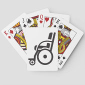 Rolstoelpictogram Spelkaarten Pokerkaarten (Achterkant)