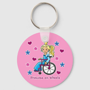 Rolstoelprinses Sleutelhanger